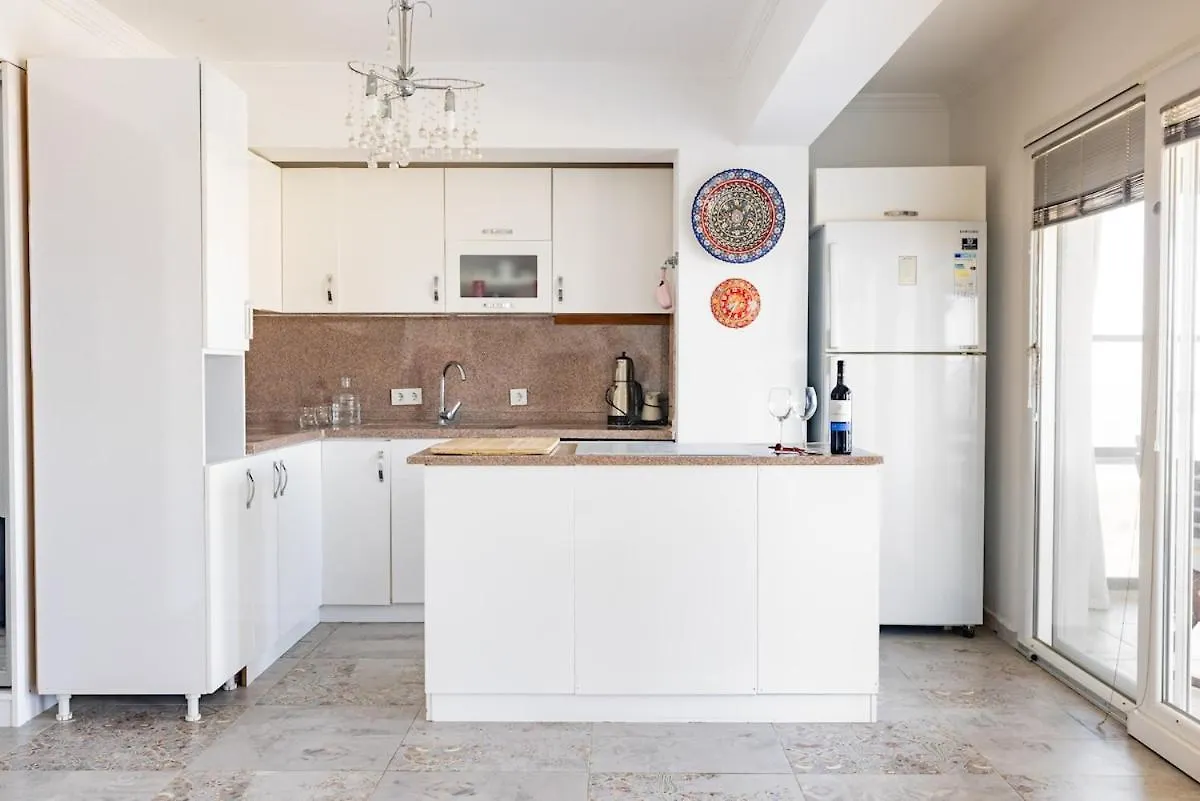 Stunning Sea View Duplex Apartment In Gundogan Bodrum
