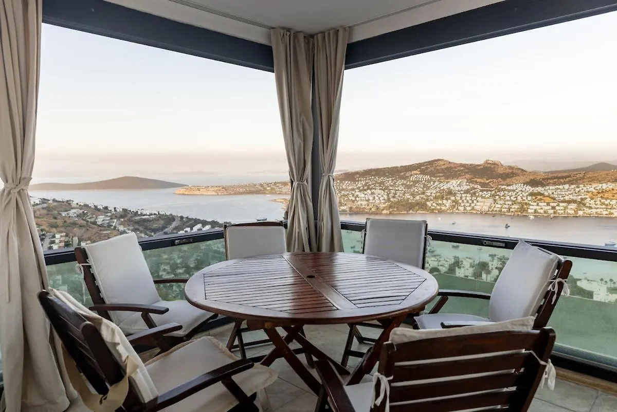 Stunning Sea View Duplex Apartment In Gundogan Bodrum Türkiye